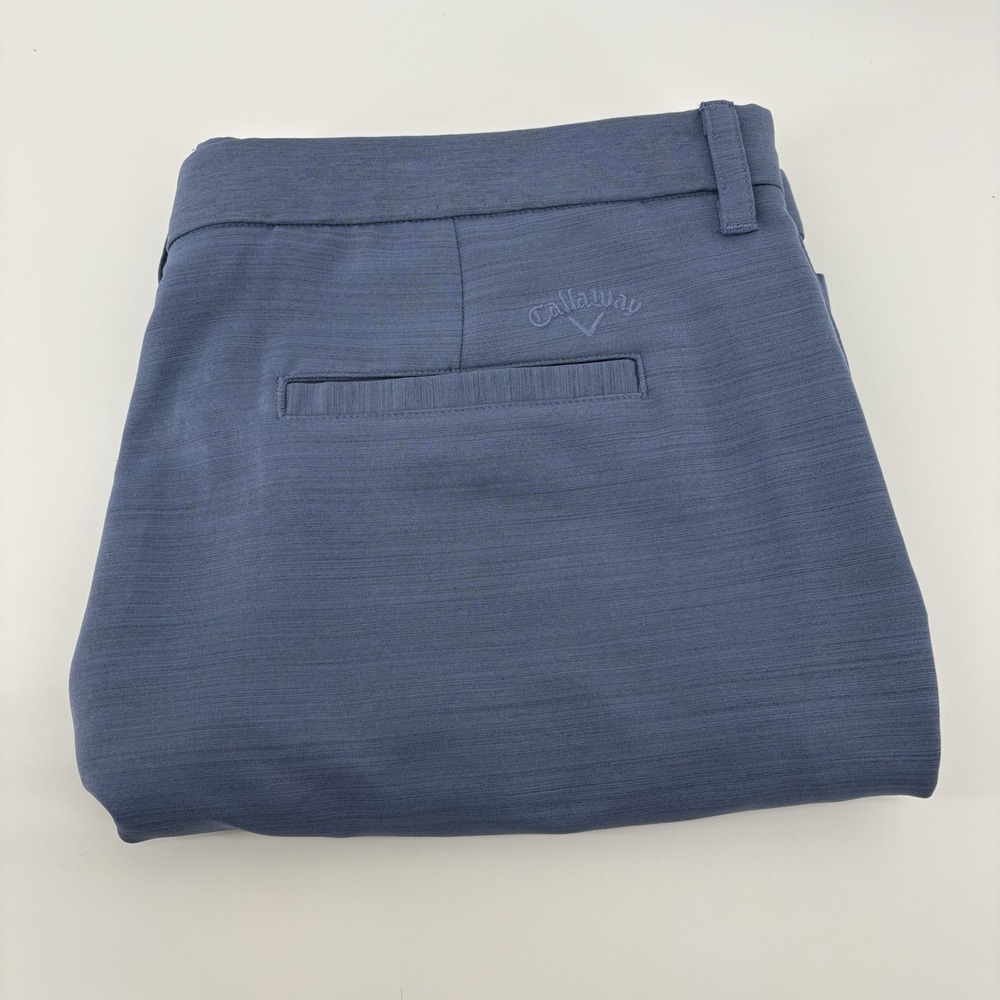Callaway Mens Size 38 (Measures 40) Opt-Dri Golf Shorts Blue Performance Stretch